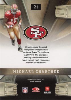 2009 Playoff Contenders - Rookie Roll Call #21 Michael Crabtree Back