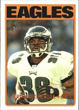 2005 Topps Heritage #19 Brian Westbrook Front