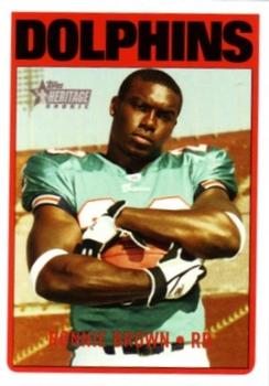 2005 Topps Heritage #77 Ronnie Brown Front