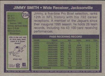 2005 Topps Heritage #234 Jimmy Smith Back