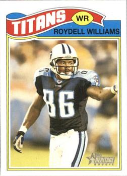 2005 Topps Heritage #294 Roydell Williams Front