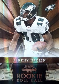 2009 Playoff Contenders - Rookie Roll Call Black #3 Jeremy Maclin Front