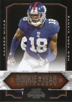 2009 Playoff Contenders - ROY Contenders #12 Hakeem Nicks Front