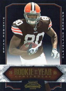 2009 Playoff Contenders - ROY Contenders Gold #6 Brian Robiskie Front