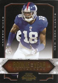 2009 Playoff Contenders - ROY Contenders Gold #12 Hakeem Nicks Front