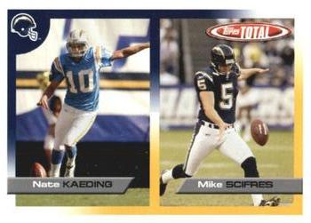 2005 Topps Total #40 Mike Scifres / Nate Kaeding Front