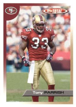 2005 Topps Total #42 Tony Parrish Front