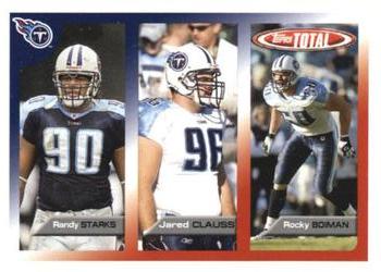 2005 Topps Total #75 Rocky Boiman / Randy Starks / Jared Clauss Front