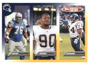 2005 Topps Total #88 Jacques Cesaire / Jamal Williams / Adrian Dingle Front