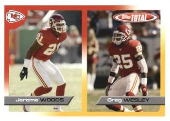 2005 Topps Total #93 Greg Wesley / Jerome Woods Front