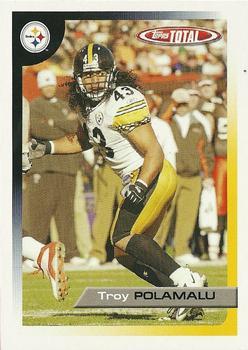 2005 Topps Total #104 Troy Polamalu Front