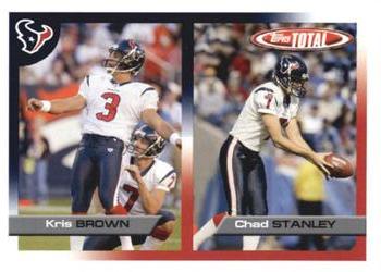 2005 Topps Total #108 Chad Stanley / Kris Brown Front