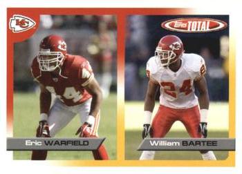 2005 Topps Total #130 Eric Warfield / William Bartee Front