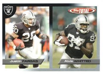 2005 Topps Total #135 Justin Fargas / Alvis Whitted Front