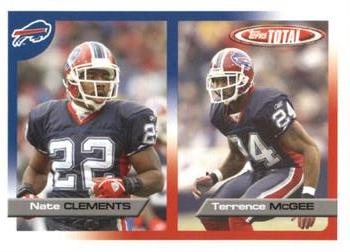 2005 Topps Total #136 Nate Clements / Terrence McGee Front