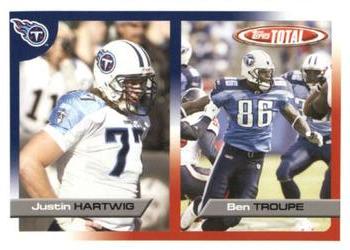 2005 Topps Total #150 Justin Hartwig / Ben Troupe Front
