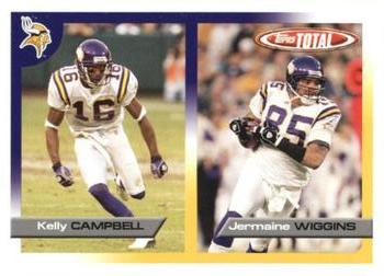 2005 Topps Total #162 Kelly Campbell / Jermaine Wiggins Front