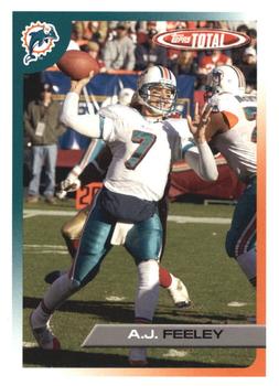 2005 Topps Total #268 A.J. Feeley Front