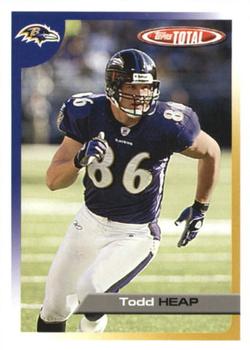 2005 Topps Total #308 Todd Heap Front