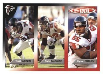 2005 Topps Total #345 Kynan Forney / Todd McClure / Todd Weiner Front