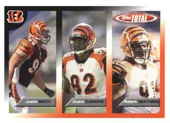 2005 Topps Total #359 Justin Smith / Duane Clemons / Robert Geathers Front
