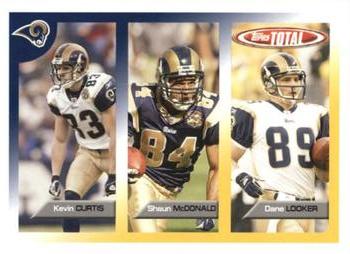 2005 Topps Total #397 Dane Looker / Kevin Curtis / Shaun McDonald Front