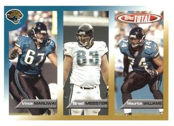 2005 Topps Total #403 Vince Manuwai / Brad Meester / Maurice Williams Front