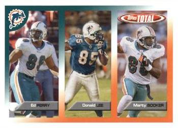 2005 Topps Total #410 Ed Perry / Donald Lee / Marty Booker Front