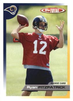 2005 Topps Total #458 Ryan Fitzpatrick Front