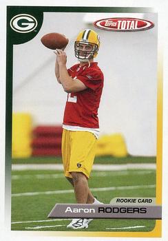 2005 Topps Total #483 Aaron Rodgers Front