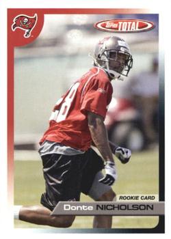 2005 Topps Total #506 Donte Nicholson Front