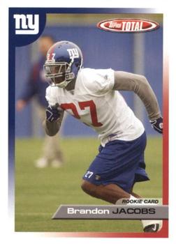 2005 Topps Total #534 Brandon Jacobs Front