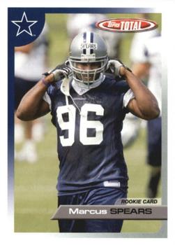 2005 Topps Total #549 Marcus Spears Front