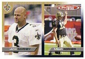 2005 Topps Total #161 John Carney / Mitch Berger Front