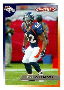 2005 Topps Total #337 D.J. Williams Front