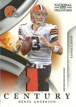 2009 Playoff National Treasures - Century Material Prime #24 Derek Anderson Front