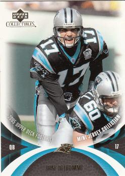 2005 UD Mini Jersey Collection #7 Jake Delhomme Front
