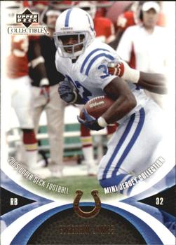 2005 UD Mini Jersey Collection #25 Edgerrin James Front