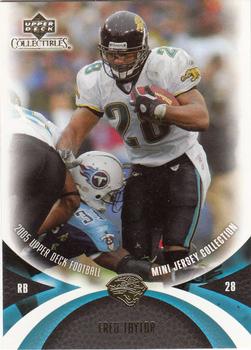 2005 UD Mini Jersey Collection #28 Fred Taylor Front