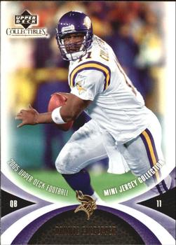 2005 UD Mini Jersey Collection #34 Daunte Culpepper Front