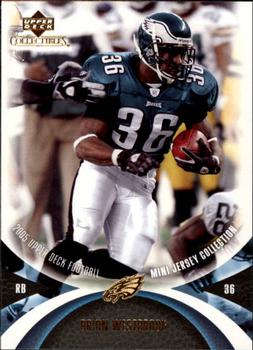 2005 UD Mini Jersey Collection #51 Brian Westbrook Front