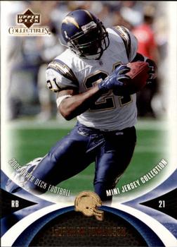 2005 UD Mini Jersey Collection #55 LaDainian Tomlinson Front