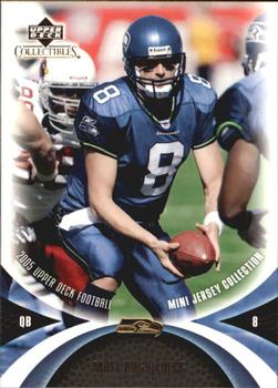 2005 UD Mini Jersey Collection #58 Matt Hasselbeck Front