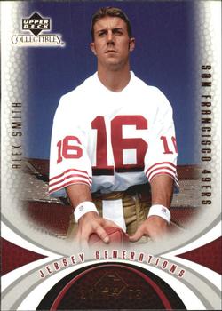 2005 UD Mini Jersey Collection #71 Alex Smith Front