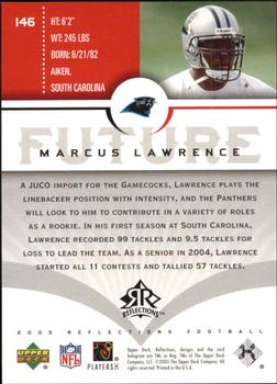 2005 Upper Deck Reflections #146 Marcus Lawrence Back