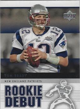 2005 Upper Deck Rookie Debut #57 Tom Brady Front