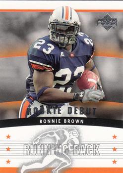 2005 Upper Deck Rookie Debut #109 Ronnie Brown Front