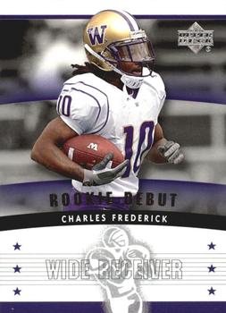 2005 Upper Deck Rookie Debut #117 Charles Frederick Front