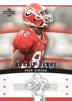 2005 Upper Deck Rookie Debut #118 Fred Gibson Front