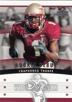 2005 Upper Deck Rookie Debut #119 Craphonso Thorpe Front